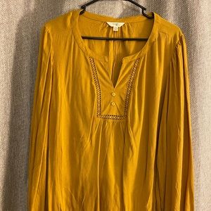 Yellow long sleeve Shirt
